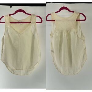 Anthropologie cloth & stone linen blouse size small
